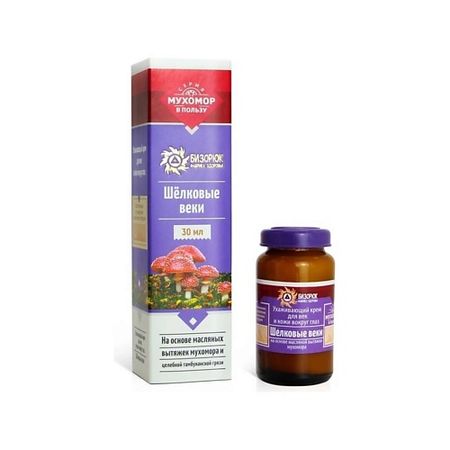 Крем для глаз БИЗОРЮК Крем оздоровительный Мухомор Шелковые веки искусственные шелковые букетики одуванчиков zqnycy 3 5 шт