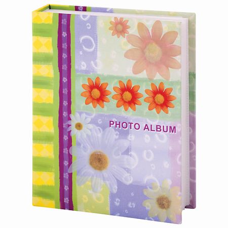 Фотоальбом BRAUBERG Фотоальбом Ромашки 200 фото 10*15см фотоальбом на 64 фото для fujifilm instax mini