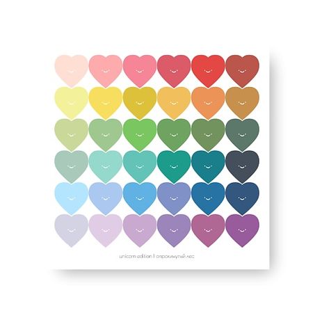 Набор наклеек ОПРОКИНУТЫЙ ЛЕС Стикеры 'unicorn edition'