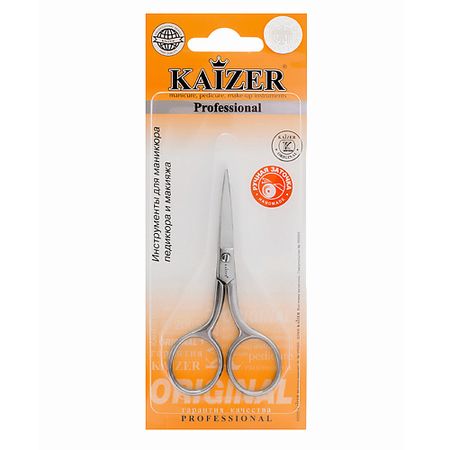 Ножницы KAIZER Ножницы маникюрные, прямые,  ручная алмазная заточка