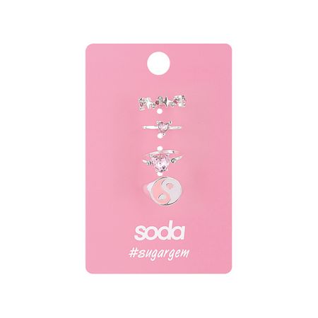 Набор колец SODA Набор колец Shiny Cuties из 10 шт ферритовых колец huxuan ferrite core