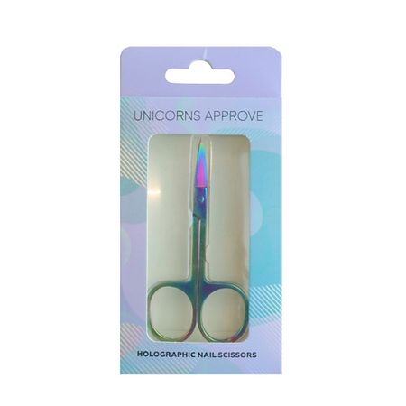Ножницы UNICORNS APPROVE Маникюрные ножницы голографические именные стикеры 3d голографические водонепроницаемые