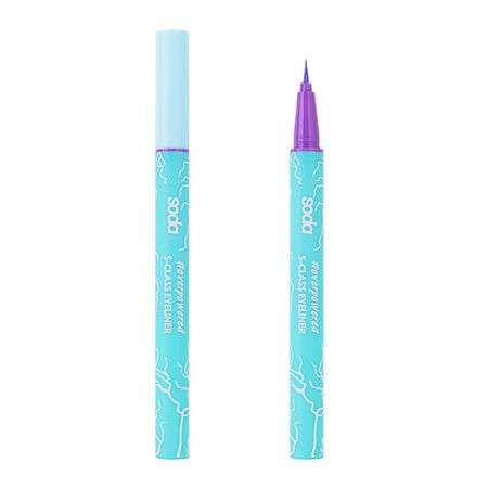 Подводка для глаз SODA Подводка маркер с кисточкой S-CLASS #overpowered