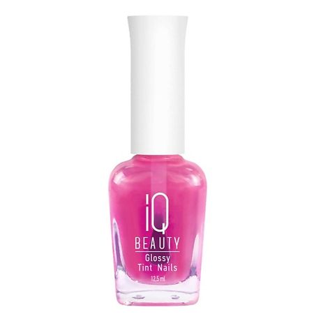 Лак для ногтей IQ BEAUTY Тинт лак для ногтей с AHA-кислотами, Pink Glass лак для ногтей pink up gel тон 01 10 5 мл