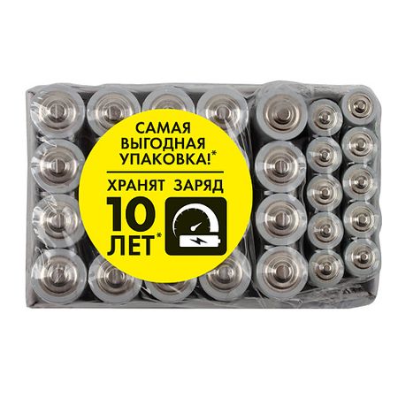 Батарейки SONNEN Батарейки Alkaline, AA+ААА (LR6+LR03)