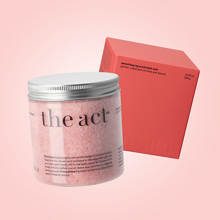 Скраб для тела THE ACT Детокс скраб для тела и ног