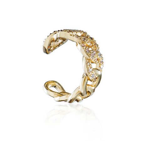 Серьги FOROSTINA.K Кафф Сияющая цепочка