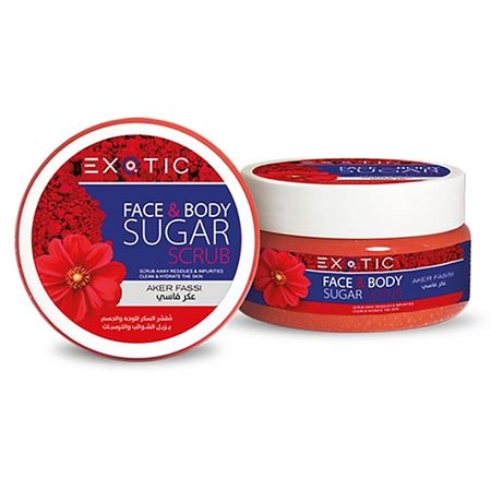 Скраб для тела EXOTICMOOD Сахарный скраб для лица и тела Aker Fassi