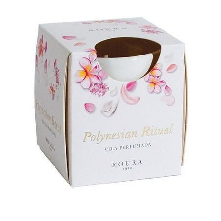 Свеча ароматическая CERAS ROURA Свеча ароматизированная в керамическом стакане Полинезийский ритуал