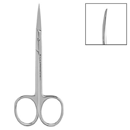 Ножницы IRISK Ножницы для кутикулы глянцевые, ручная заточка, 01NK-11 ручная развертка jwxz 6 84 мм