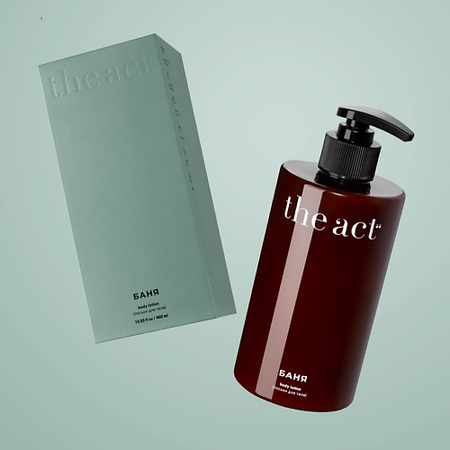 Молочко для тела THE ACT Лосьон молочко для тела и бани