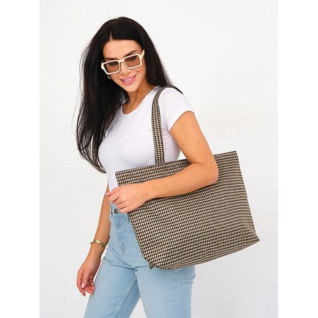 Сумка ALISSIROSSI Сумка шоппер Гусиная лапка ложка для кофе tpxckz кошачья лапка