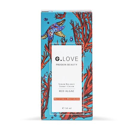 Крем для лица G.LOVE Себорегулирующий крем-сорбет Sebum Balance Sorbet Cream RED ALGAE germaine de capuccini timexpert hyaluronic plumping moisturising cream soft sorbet