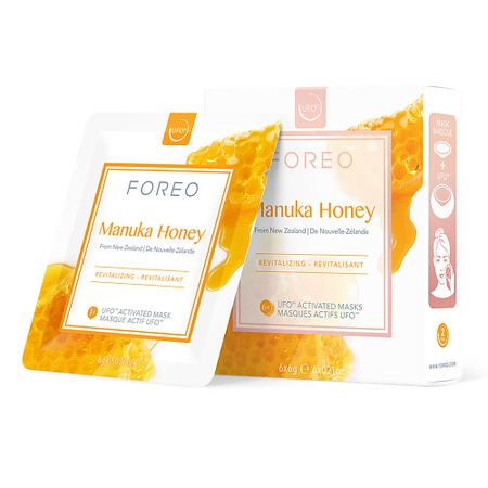Маска для лица FOREO Омолаживающая маска для лица Manuka Honey для UFO/UFO mini пудра для лица huda beauty пудра фиксирующая для лица baby bake mini easy bake