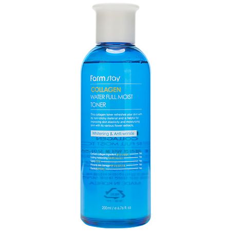 Тонер для лица FARMSTAY Тонер для лица увлажняющий с коллагеном Collagen Water Full Moist Toner