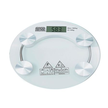 Напольные весы GOOD HELPER Весы напольные электронные BS-S50 до 180 кг, стеклянные стеклянные кюветы для спектрофотометра 10 шт