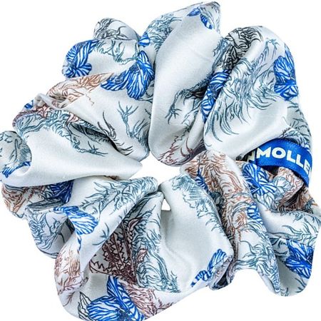 Резинка для волос MOLLEN Широкая шелковая резинка для волос Тюльпаны искусственные тюльпаны lekse 5 шт