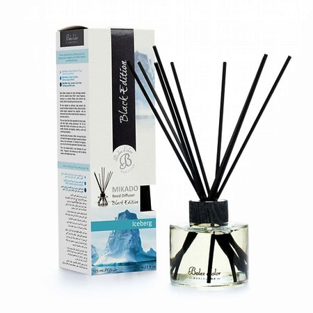 Аромадиффузор BOLES D'OLOR Диффузор с палочками Айсберг Iceberg (Black Edition)