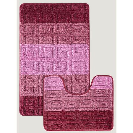 Коврик противоскользящий для ванны KARNA Набор ковриков для ванной ковриков dasch fresh printed листья для ванной 40х60см и для туалета 40х50см желто синий