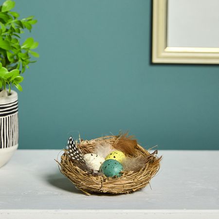 Декоративное украшение Гнездо/Nest украшение елочное шишки 10 шт