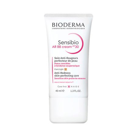 BB крем для лица BIODERMA Солнцезащитный BB крем с тоном для кожи с покраснениями и розацеа SPF 30 Sensibio AR биодерма bioderma атодерм крем для рук 50 мл восстанавливающ