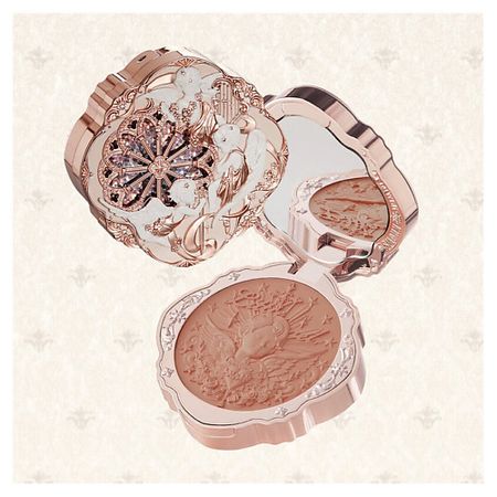 Румяна FLOWER KNOWS Кремовые румяна с сияющим финишем  Little Angel Cream Blush