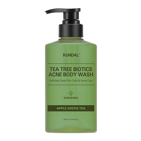 Гель для душа KUNDAL Гель для душа против акне Яблочный зеленый чай Tea Tree Biotics Acne Body Wash