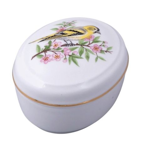 Шкатулка ИМПЕРАТОРСКИЙ ФАРФОРОВЫЙ ЗАВОД Туалетная коробочка 