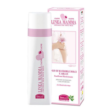 Масло для тела HELAN Масло сладкого миндаля и аргании для массажа и ухода за телом Linea Mamma