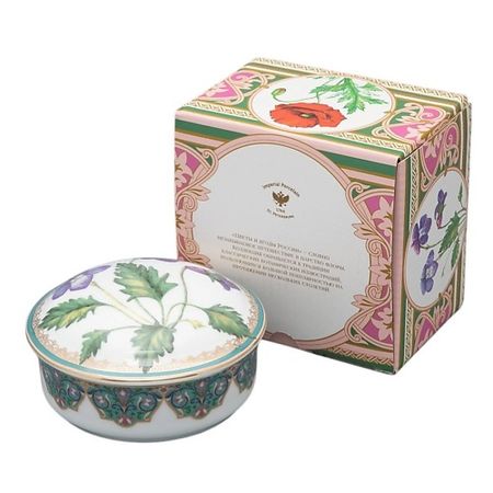 Шкатулка ИМПЕРАТОРСКИЙ ФАРФОРОВЫЙ ЗАВОД Туалетная коробочка 