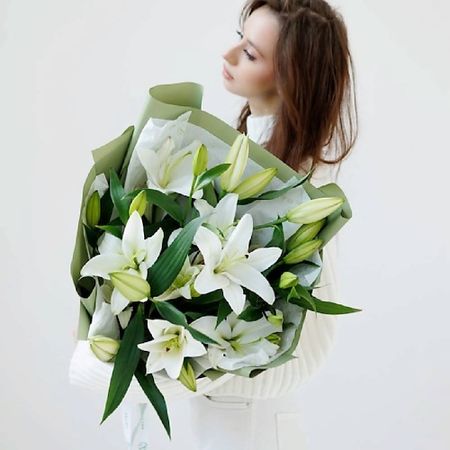 Букет живых цветов ЛИСТВА Букет Аромат любви наклеек с фразами о любви 29 шт