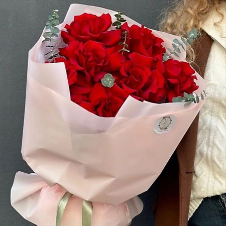 Букет живых цветов DARI ЦВЕТЫ Монобукет из французских роз