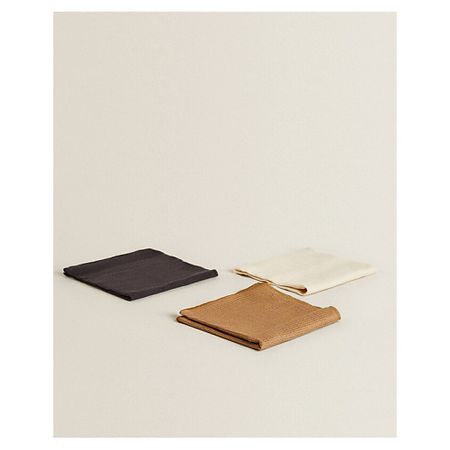 Набор полотенец ZARA HOME Набор кухонных полотенец из вафельной пряжи кухонных полотенец из микрофибры bear family 9 шт