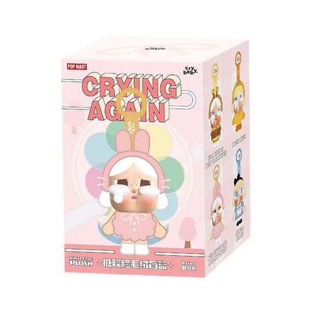 Мягкая игрушка POP MART POP MART брелок-игрушка Cry Baby Crying Again в слепой упаковке