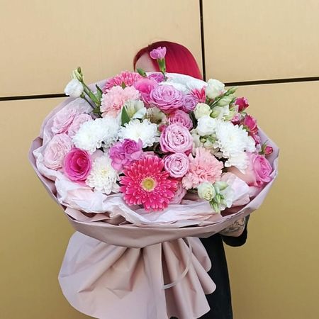 Букет живых цветов ПЛАНЕТА ЦВЕТОВ ТВОЯ ПЛАНЕТА Подари мне крылья