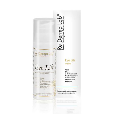 Крем для глаз RE DERMA LAB Eye Lift Lifting polypeptides eye cream - Лифтинговый крем для кожи вокруг глаз с DNA