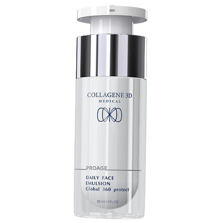 Эмульсия для лица COLLAGENE 3D MEDICAL Дневная эмульсия 360 глобал протект PROAGE smart medical салфетки антисепт 100