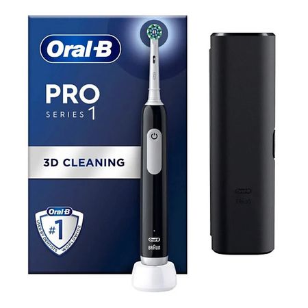 Электрическая зубная щетка ORAL-B Электрическая зубная щетка Pro 1 Cross Action + Футляр