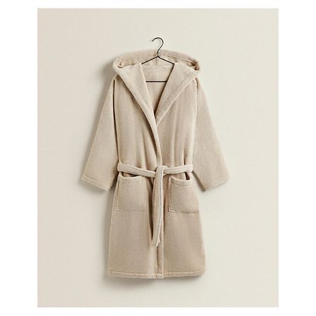 Халат ZARA HOME Махровый халат с капюшоном 380 г/кв.м