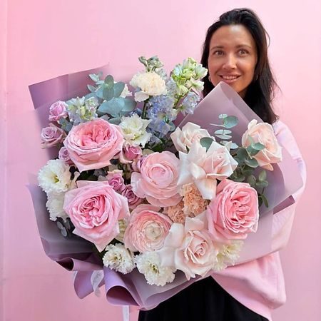 Букет живых цветов ЗАЦВЕТАЙ. ЦВЕТОЧНЫЙ БУТИК Премиум букет «Воздушная акварель» автозапчасти воздушная подвеска компрессор фильтр 2213200369 для mercedes c216 w221 s350 s400 s500