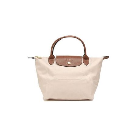 Сумка LONGCHAMP Сумка Le Pliage Canvas With Leather Canvas Bag Dumpling Bag Small Size Women's Paper Color