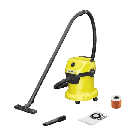 Пылесос строительный Karcher WD 3, 1000 Вт, 15 л dewalt dcf6202ph2 5 phillips цанговые насадки для гипсокартона 5 шт для dcf620 dcf630 dcf6202 аксессуары для инструментов