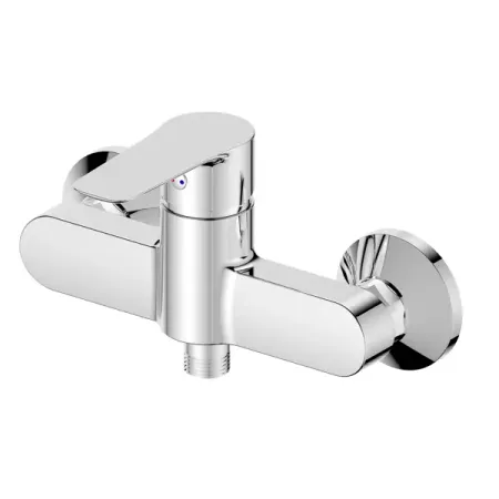 Смеситель для душа однорычажный цвет хром термостатические ручки для душа  ированные