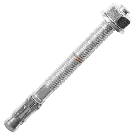 Анкер клиновой Sormat S-KA 12/34x130 мм цинковые шестигранные фланцевые болты gb5787 из углеродистой стали класс 8 8 m5 m6 m8 m10 m12 длина резьбы 8 100 мм