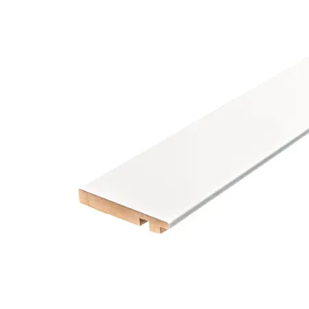 Наличник Рица телескопический 2150x70x8 мм ПЭТ цвет белый (6 шт.) наличник веллдорис белый 70мм телескопический