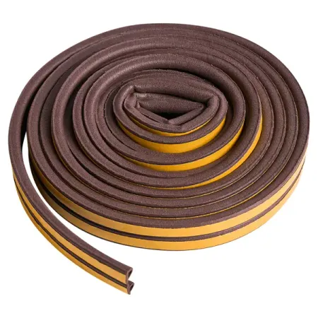 Уплотнитель EPDM для окон и дверей самоклеящийся Monlid P-профиль 6 м цвет коричневый hafele уплотнитель самоклеящийся tpe 6м   950 10 284