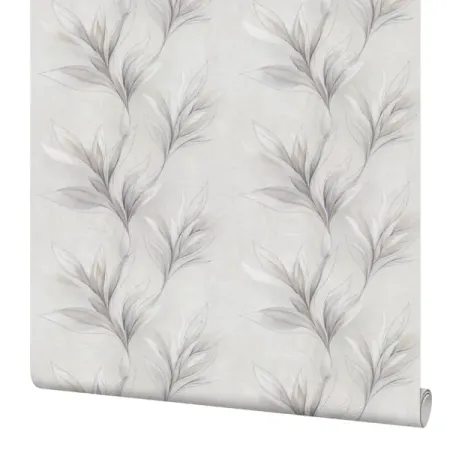 Обои флизелиновые Palitra Life Dora светло-серые 1.06 м PL72619-24