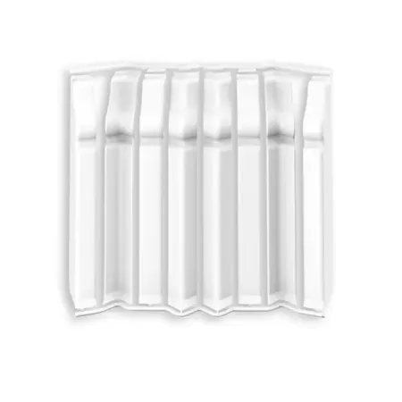 Накладки фигурные Дюра 80 мм цвет белый коньки фигурные 40 stingrey