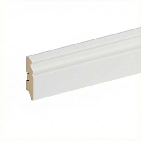 Плинтус МДФ Stella белый 70х16х2000 мм планка монтажная для плинтуса мдф 2 4м