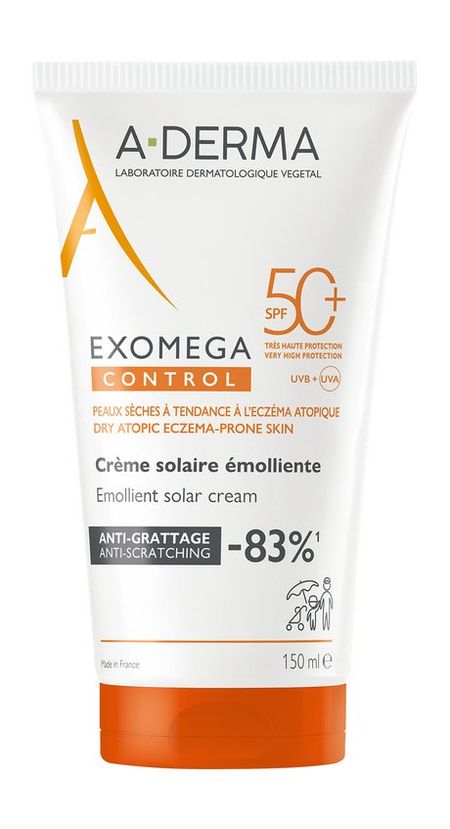 A-derma Exomega Control Emollient Solar Cream SPF 50+